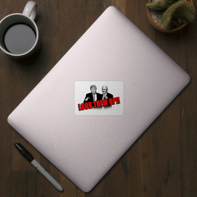 Lock Them Up Sticker by SeattleDesignCompany